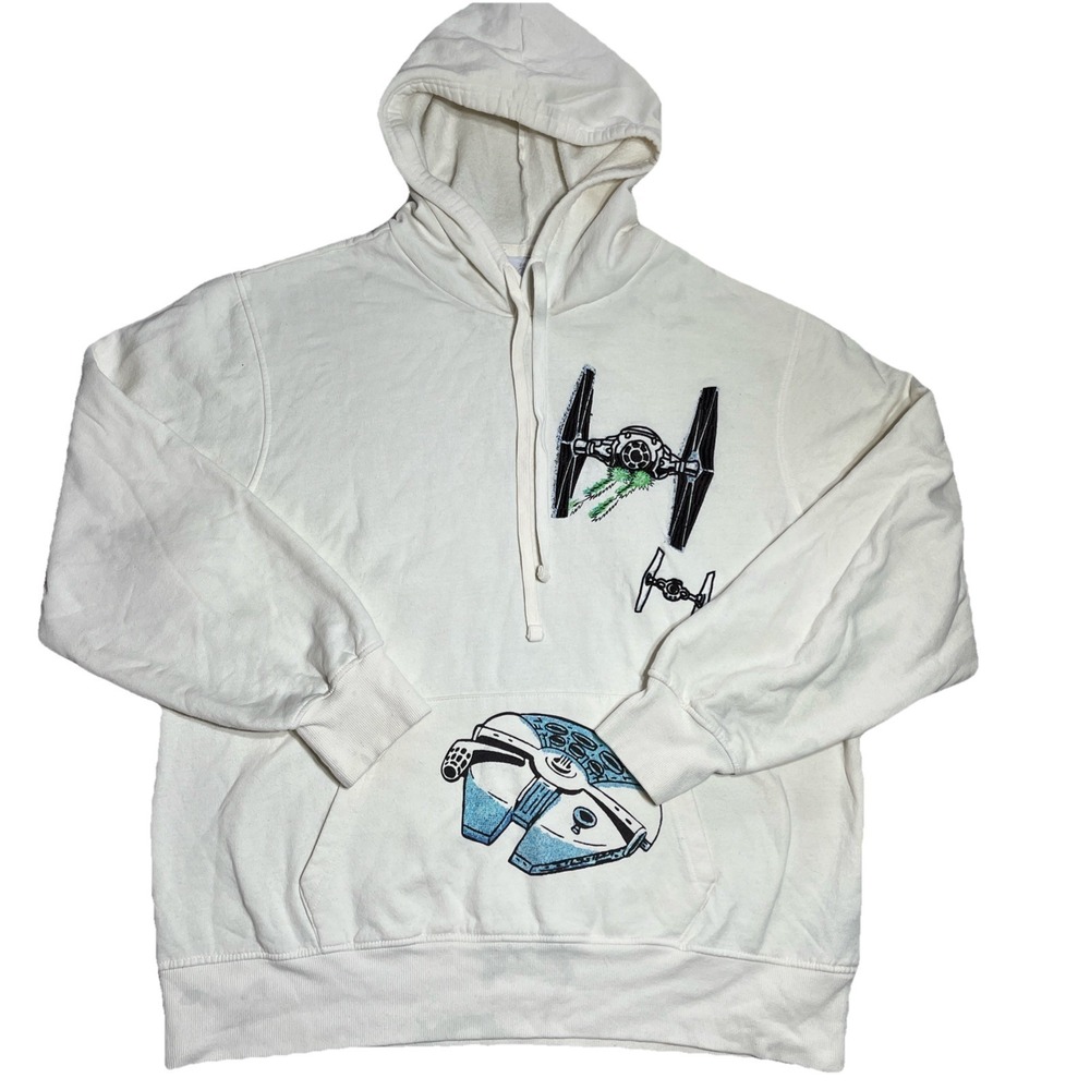 Men's Disney 100 Star Wars Graphic Pullover Sweatshirt - Beige XXL‎